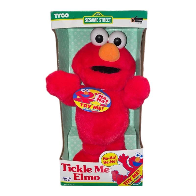 Vintage Tickle Me Elmo Classic 90s Toy Nostalgic Fun