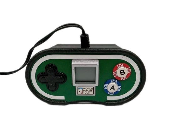 World Poker Tour Plug and Play TV Game – Jakks Pacific Platinum Series Retro Gaming