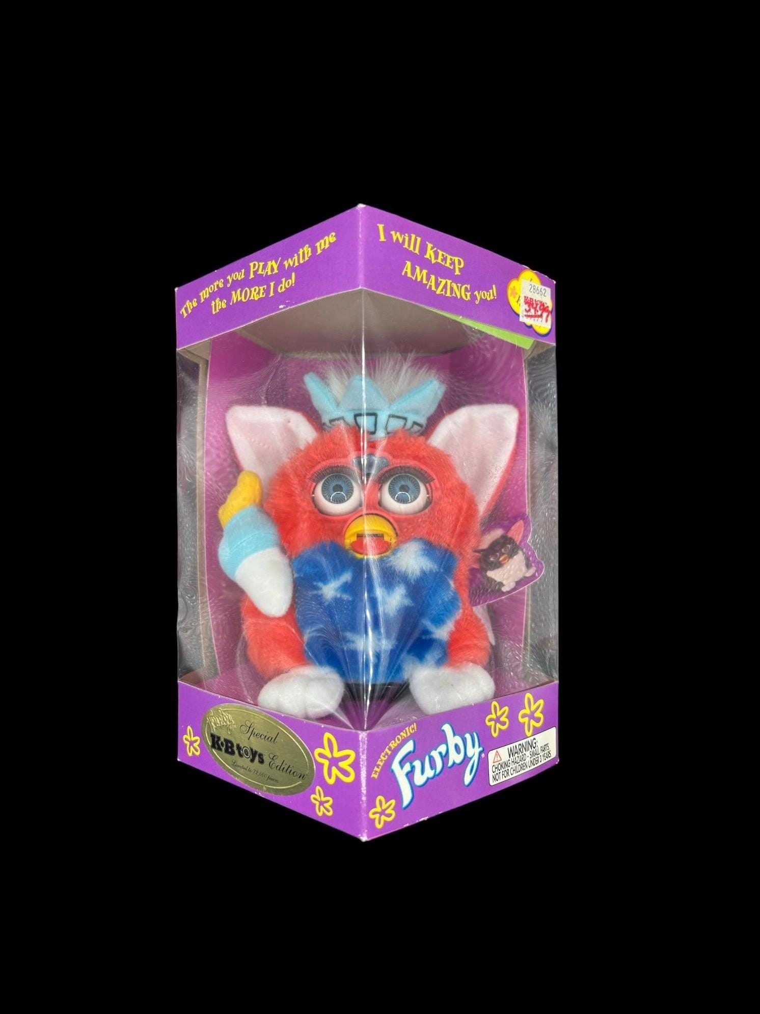 ファービー限定版 KB TOYS 自由の女神像 工場密封 1998年製