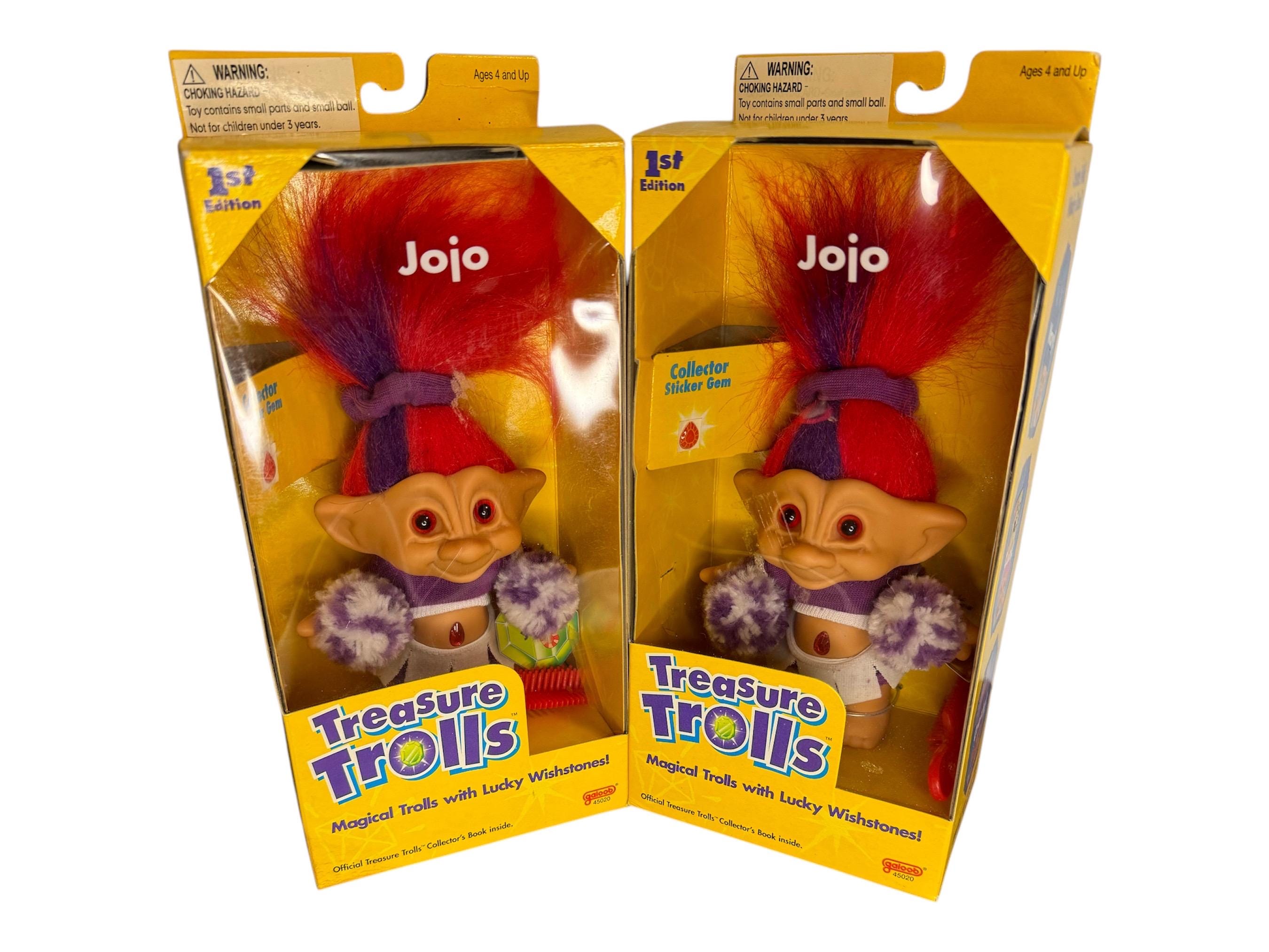 Vintage Treasure Troll Jojo: 1998 1st Edition, Brand New in Box - Etsy