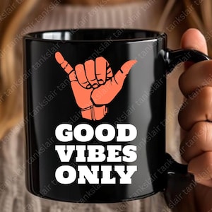 Good Vibes Only SVG: Positive Quote, Cricut & Silhouette Cutting File
