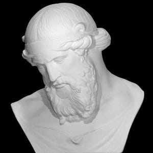 Statue Sculpture Bust of Dionysus, Priapus, Plato or Poseidon Art