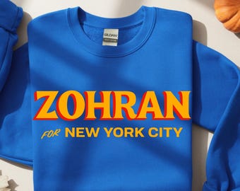 Zohran for NYC Retro Political Pride Sweatshirt