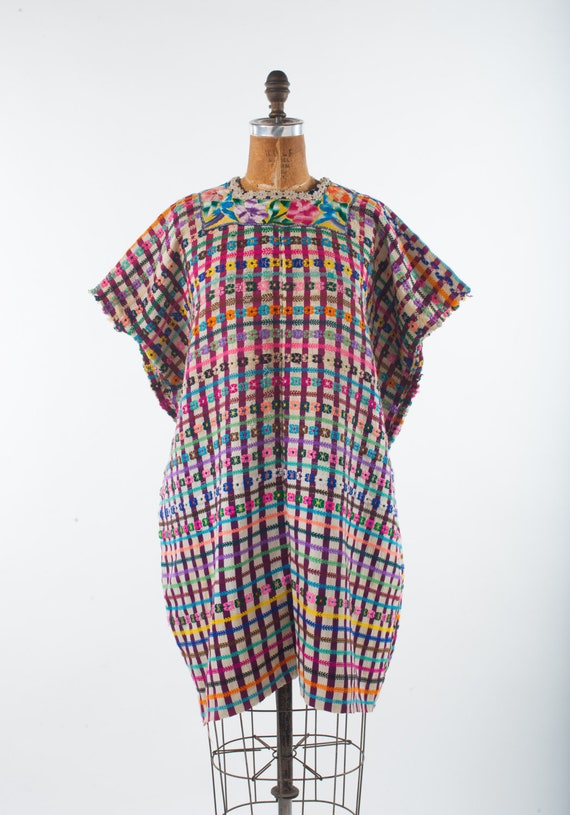 Authentic Vintage Guatemalan Huipil, Hand Woven Ha
