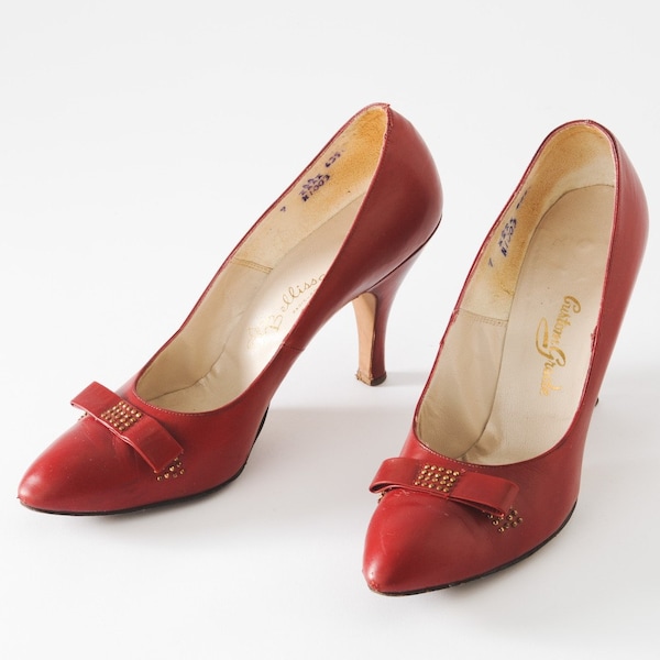 Roman Holiday 1950s Red High Heels
