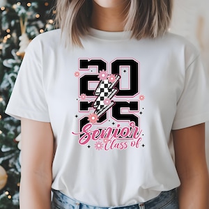 Retro Senior 2025 PNG, Class of 2025 Png, Coquette Senior 2025 Png, Graduation PNG, Retro Checkered Png, High school Senior Shirt Design