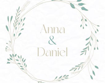 Hochzeitseinladung, Save the Date Karte