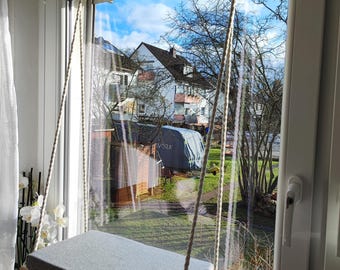 Trespolo per gatti da finestra. Cuccia per gatti. Set di trespoli sospesi. Mobili per gatti. Amaca per gatti. Cuccia per gatti da finestra. Mensola per gatti da finestra.