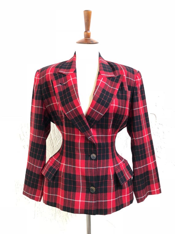 JEAN PAUL GAULTIER, vintage gaultier, tartan plaid