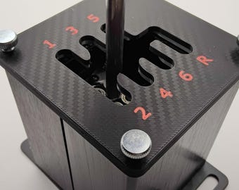 Custom shift gates for generic sim racing shifters (adapter kit required)