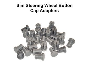 Button cap adapters for Fanatec steering wheels (package of 5)