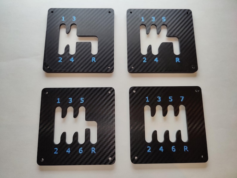 Custom Shift Gates for Generic Sim Racing Shifters (adapter Kit ...