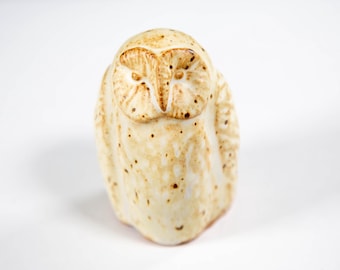 creamy toasty owl statue