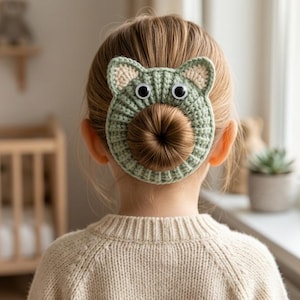 Einfaches häkeln Katze Scrunchie Muster