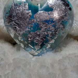 Handcrafted Resin Pocket Heart: Keepsake Gift