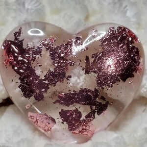 Handcrafted Resin Pocket Heart: Love & Encouragement Gift