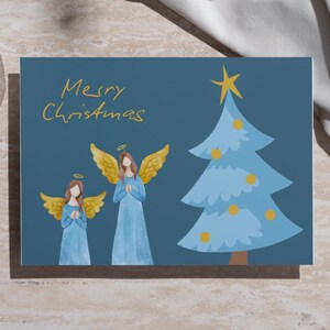 cartões de felicitações, cartão de boas festas, cartão de feliz natal, cartões sazonais, cartão de felicitações simples, cartões feitos à mão, cartões azuis