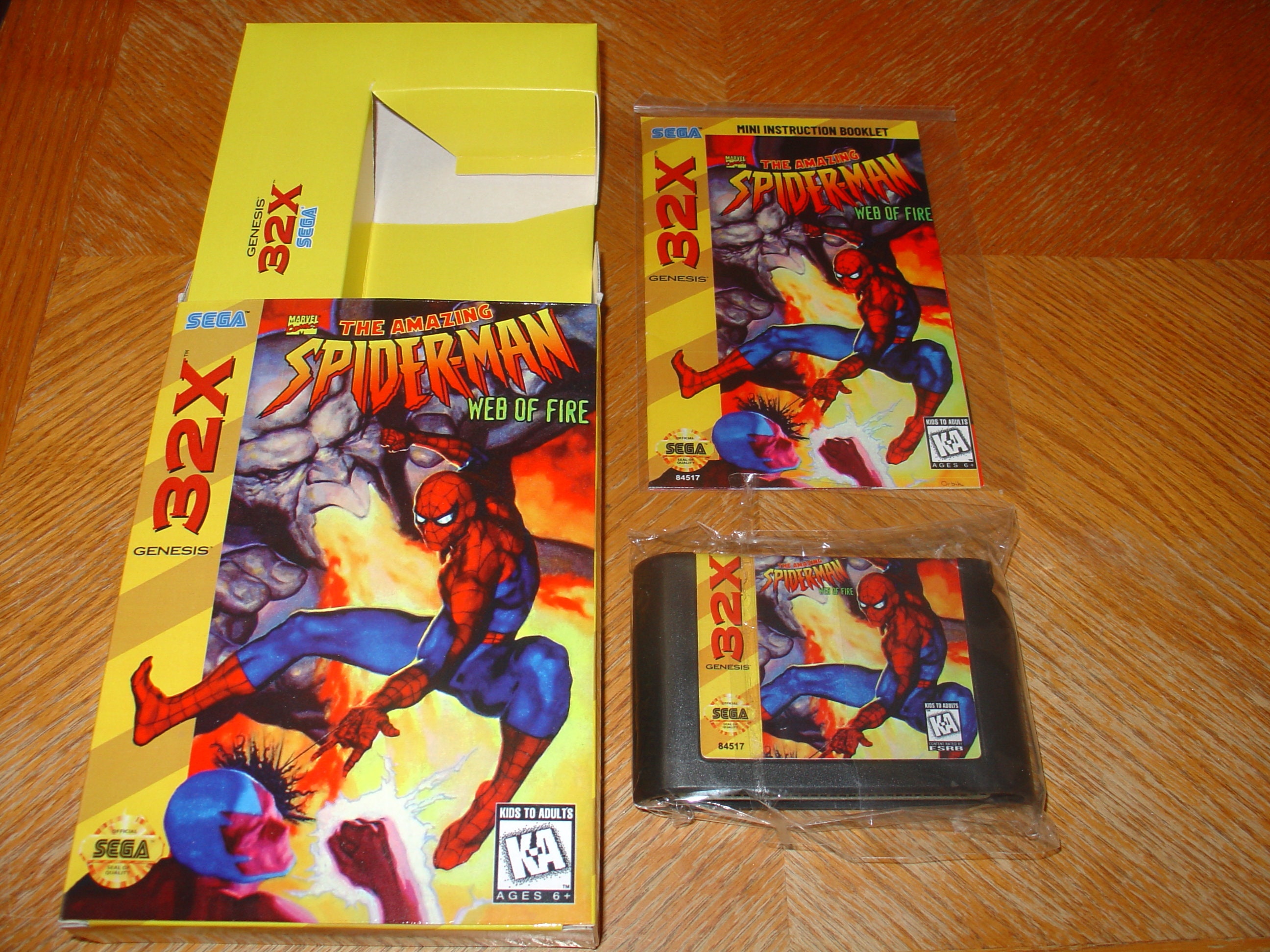 Spider-man Web of Fire Sega 32X Complete - Etsy