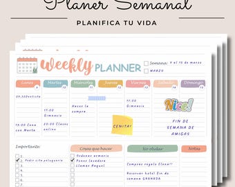 Monatsplaner zum Ausdrucken (PDF) | Minimalistischer Monatsplaner | Monatskalender zum Ausdrucken | A4-Planer | Sofort-Download