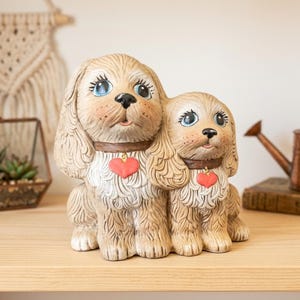 Big Eye Dog Figurine - Etsy