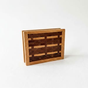 Entryway Mail Box, Brown Wood Decor, Rustic Countertop Organizer
