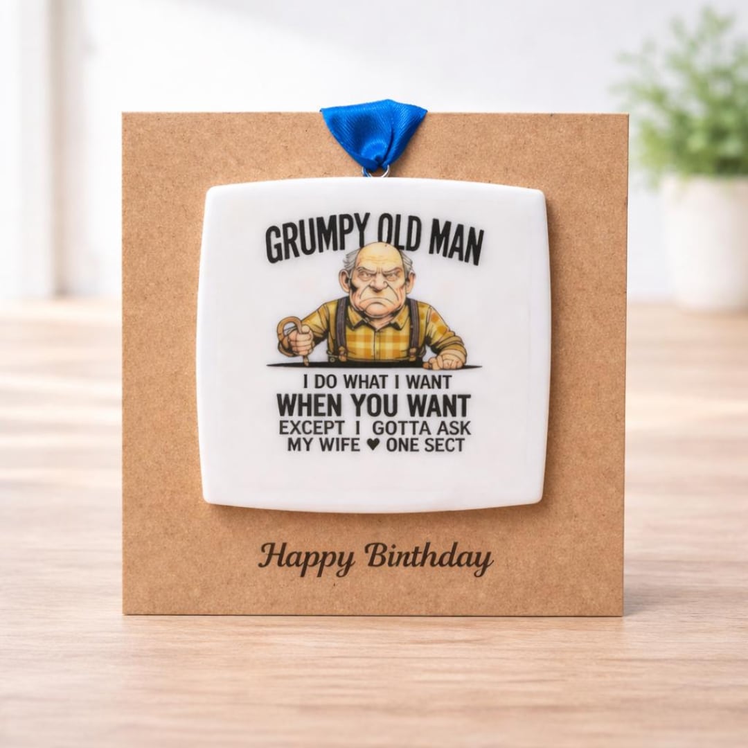 Funny Dad Birthday Card | Dad Gift | Grumpy Old Man Card | Novelty ...