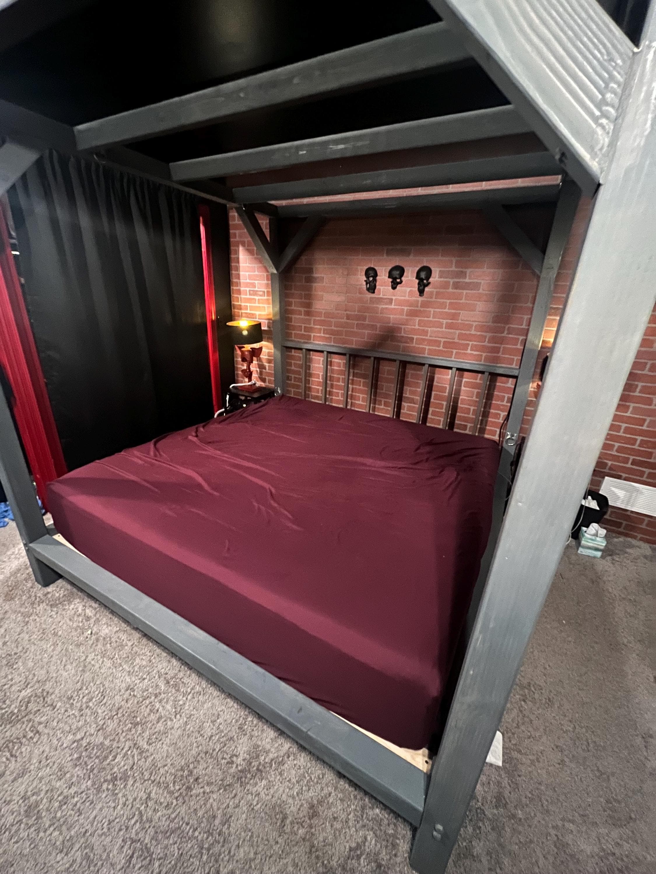 DIY Queen Size Dungeon Bed U.S. Sizing Etsy