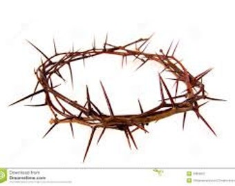 Jesus Crown of Thorns Machine Embroidery Design