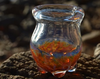 Cauldron in A. Purple - Handblown Glass