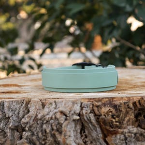 Custom 1&quot; with a 1.5&quot; underlay Two-Tone Biothane Pet Collars - Waterproof, Vegan, Adjustable