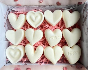 Heart Shaped Soy Wax Melts | Scented Wax Hearts | Handmade Wax Melts | Romantic Home Fragrance | Gift for Her
