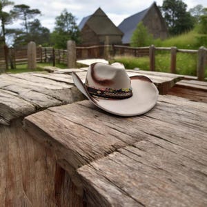 FREE SHIPPING.  Distressed Fedora Hat