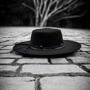 Wide Brim Fedora Hat: Bohemian Felt Jazz Dress Hat