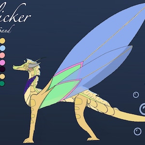 Custom WINGS OF FIRE characters!