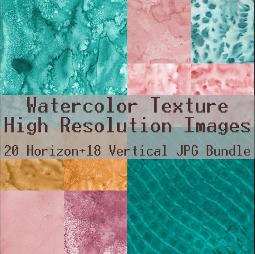 Versatile Watercolor Texture Collection for Junk Journals Prints for ...