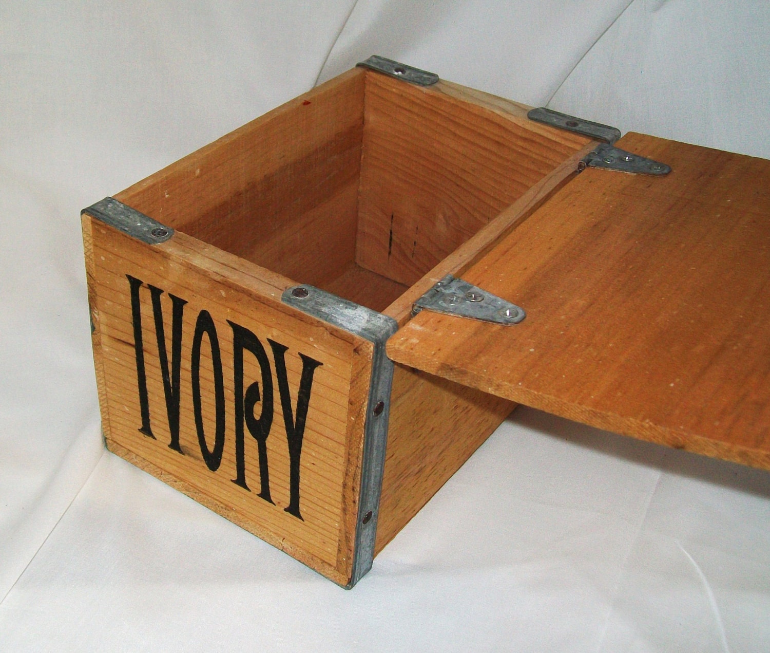Vintage Ivory Soap Wooden Box Advertisement Crate Etsy