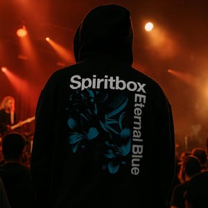 Spiritbox Hoodie- Metal Music Hoodie - Eternal Blue Album - Spiritbox Merch - Unisex Heavy Cotton Hooded Sweatshirt