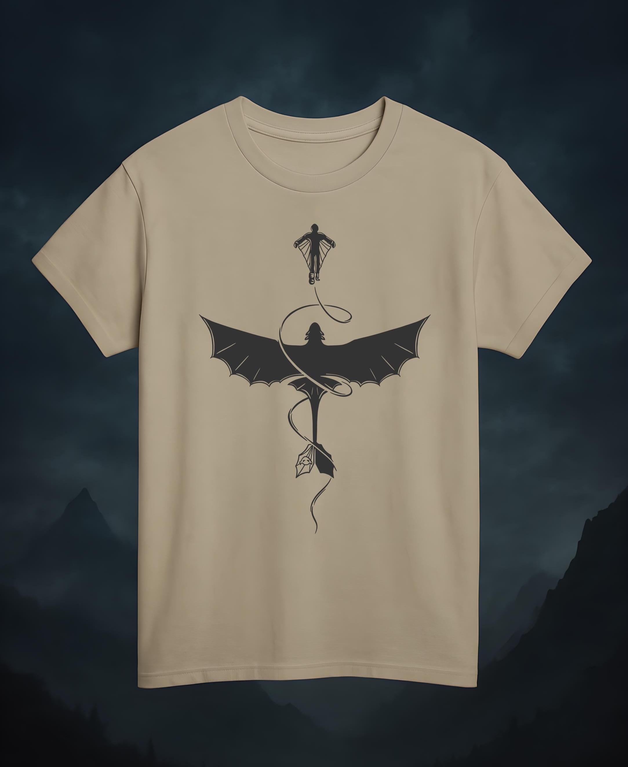 Dragon & Rider T-Shirt: How to Train Your Dragon Inspired Shirt Fantasy Art, Romantic Gift