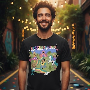 System eines Down T-Shirts: Cartoon SOAD Band T-Shirt