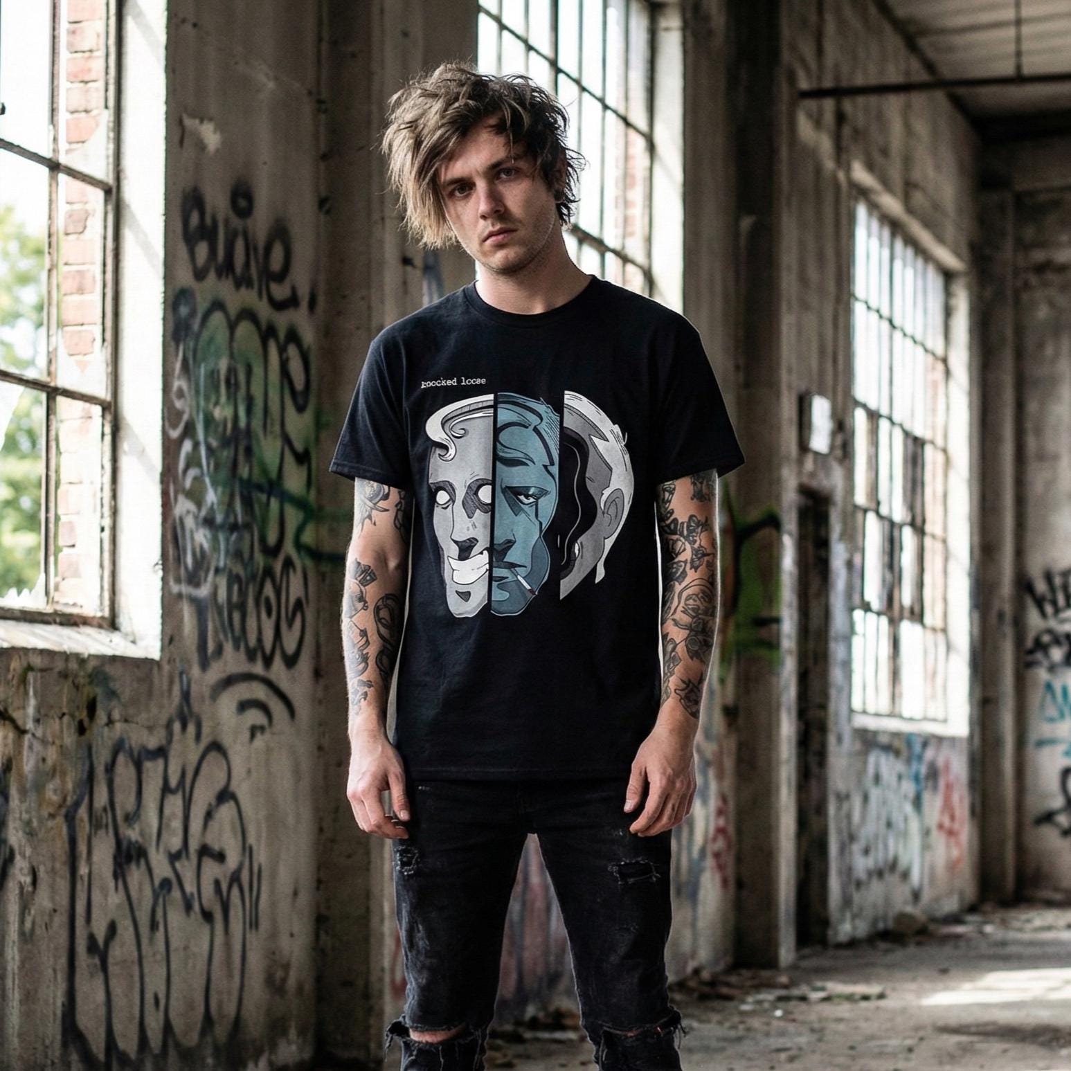 Knocked Loose T-shirt: Counting Worms, Deadringer - Unisex Cotton
