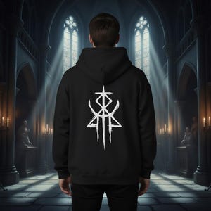 Lorna Shore 'Immortal' Album Hoodie - Metal Music Unisex Sweatshirt Black