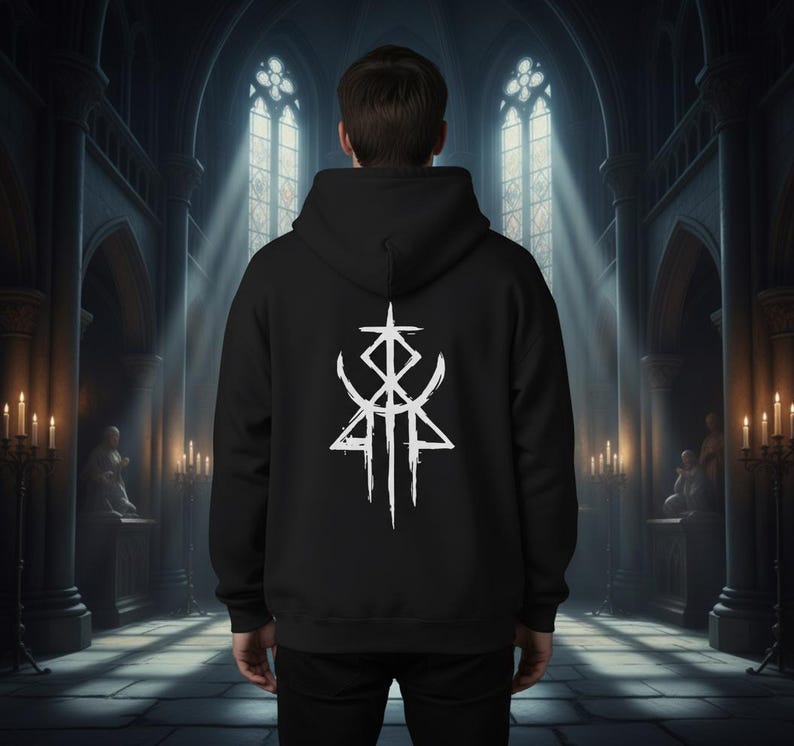 Lorna Shore 'Immortal' Album Hoodie - Metal Music Unisex Sweatshirt Black