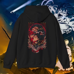 Eren Titan Form Hoodie, Attack Titan Hoodie, AOT Hoodie, Eren Yaeger Hoodie, Anime Graphic Hoodie, Attack On Titan Hoodie, Gift For Him