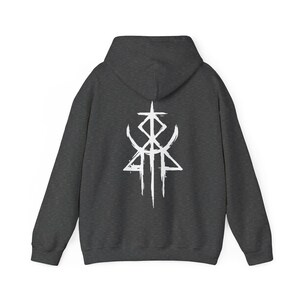 Lorna Shore 'Immortal' Album Hoodie - Metal Music Unisex Sweatshirt Dark Heather