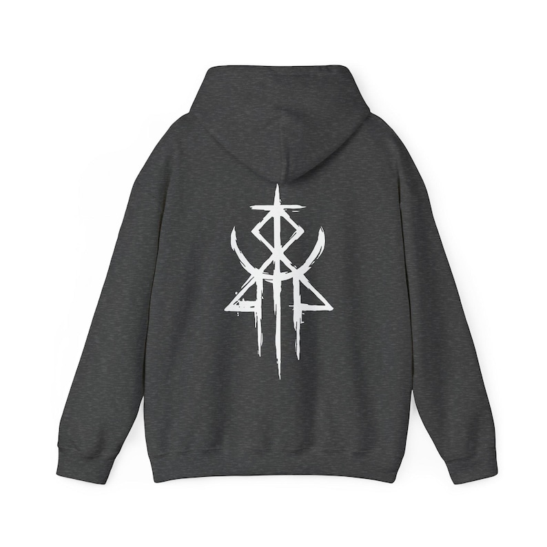 Lorna Shore 'Immortal' Album Hoodie - Metal Music Unisex Sweatshirt Dark Heather