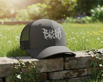 Blegh Metalhead Trucker Cap: Funny Snapback Hat