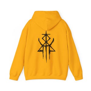 Lorna Shore 'Immortal' Album Hoodie - Metal Music Unisex Sweatshirt Gold