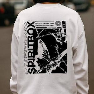 Spiritbox Sweatshirt - Eternal Blue Album - Spiritbox Merch - Unisex Heavy Cotton Sweatshirt