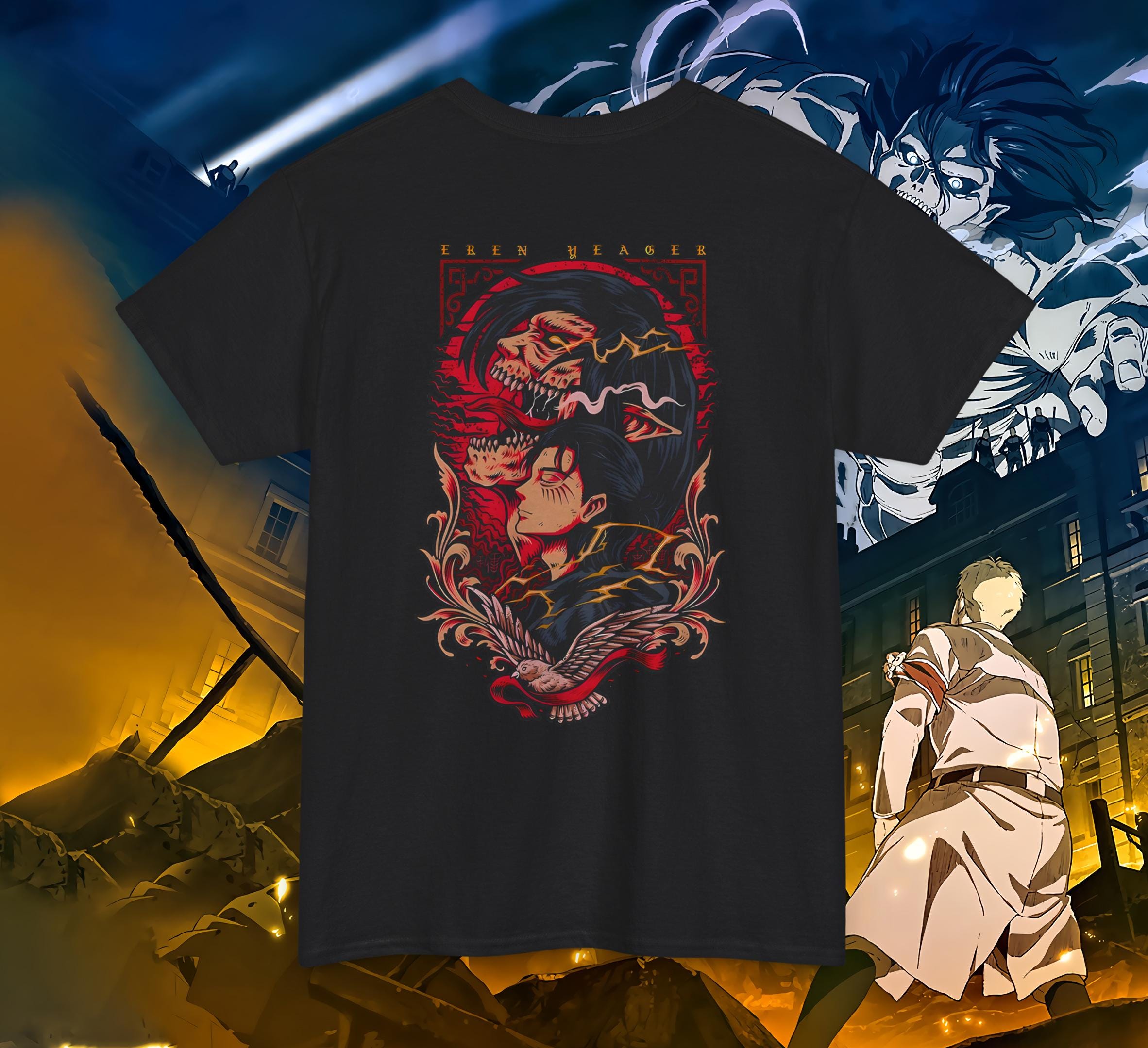 Eren Titan Form Tee, Attack Titan Tshirt, AOT Tshirt, Eren Yaeger Tshirt,  Anime Graphic Tshirt, Attack On Titan Tshirt, Gift For Him