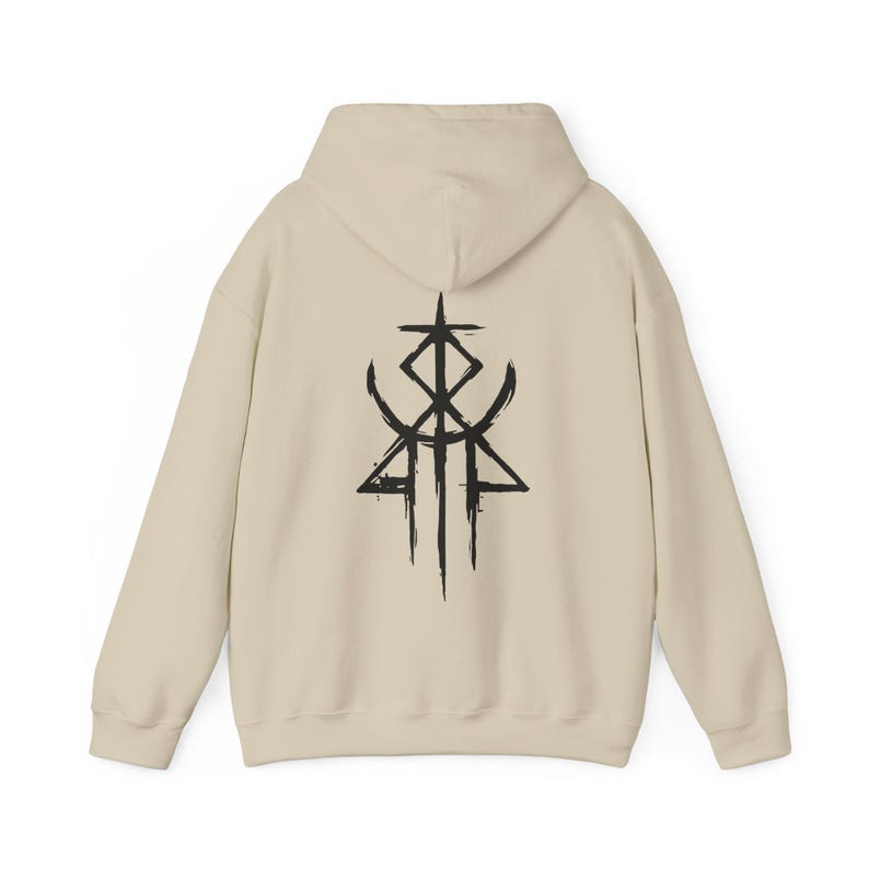 Lorna Shore 'Immortal' Album Hoodie - Metal Music Unisex Sweatshirt Sand